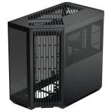 CASE APNX V1-BK-V1 MID TOWER SIN VENTILACIÓN INCLUIDA CON VIDRIO LATERAL Y MALLA FRONTAL ANGULADA APCM-VI01003.11 NEGRO