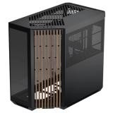 CASE APNX V1-W-BK-V1 MID TOWER SIN VENTILACIÓN INCLUIDA CON VIDRIO LATERAL Y MALLA FRONTAL ANGULADA APCM-VI01103.11 NEGRO / MADERA