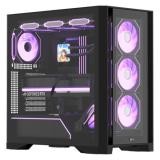CASE ARGB FORMULA V AIR POWER G8 FLOE BLACK MID TOWER VENTILADORES 5 DE 120 MM CON MALLA FRONTAL Y VIDRIO LATERAL 4711401663935 NEGRO