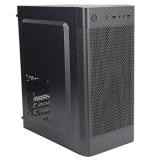CASE CM05Q1RA001C MINI TOWER SIN VENTILACIÓN INCLUIDA CON PANEL LATERAL Y CON FUENTE DE PODER 600W NEGRO