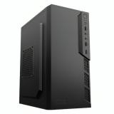 CASE CM23KTRA001C MINI TOWER SIN VENTILACIÓN INCLUIDA CON PANEL LATERAL Y CON FUENTE DE PODER 600W NEGRO