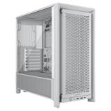 CASE CORSAIR FRAME 4000D MID TOWER CON VIDRIO LATERAL Y MALLA FRONTAL CC-9011291-WW BLANCO