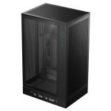 CASE DEEPCOOL CH270 DIGITAL MINI TOWER SIN VENTILACIÓN INCLUIDA CON VIDRIO LATERAL Y MALLA FRONTAL R-CH270-BKNDM0-G-1 NEGRO
