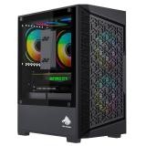 CASE EAGLE WARRIOR CG09J2RA001C MINI TOWER SIN VENTILACIÓN INCLUIDA CON PANEL LATERAL NEGRO