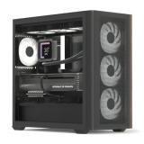 CASE GAMING RGB AEROCOOL D301A MINI TOWER VENTILADORES 4 DE 120MM CON VIDRIO LATERAL Y MALLA FRONTAL  D301A-G-BK-V2 NEGRO