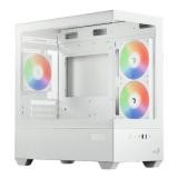 CASE GAMING RGB AEROCOOL P300D DIGI-G-WT-V1 DIGI MINI TOWER VENTILADORES 3 DE 120MM CON PANEL FRONTAL Y LATERAL ACCS-PN05033.21 BLANCO
