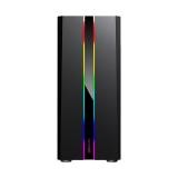 CASE GAMING RGB EAGLE WARRIOR TLALOC CG05RDRA002C L400 MID TOWER 1 VENTILADOR DE 120MM CON VIDRIO LATERAL Y TIRA RGB  (INCLUYE PEQUEÑO CONTROL BOARD NEGRO
