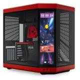 CASE HYTE Y70 TOUCH INFINITE TORRE MEDIA VIDRIO TEMPLADO CON PANTALLA TÁCTIL 14.9 PULG GEN 3 CS-HYTE-Y70TTI-RB ROJO/NEGRO