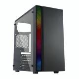 CASE ND-550 RGB STRIP E010-156 BLACK USB 2.0*2 + HD AUDIO