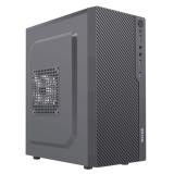 CASE NOVA CM04KTRA002C MINI TOWER SIN VENTILACIÓN INCLUIDA  CON PANEL LATERAL Y CON FUENTE DE PODER PE600RNF013C NEGRO
