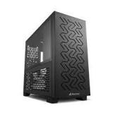CASE SHARKOON MS-Z1000 MINI TOWER 1 VENTILADOR DE 80MM Y 3 DE 120MM CON VIDRIO LATERAL Y MALLA FRONTAL 4044951035090 NEGRO