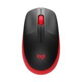 MOUSE LOGITECH  M190 INALÁMBRICO CON RECEPTOR NANO 1000 DPI 910-005904 ROJO