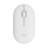 MOUSE LOGITECH PEBBLE M350 INALÁMBRICO BLUETOOTH / NANO RECEPTOR 1000 DPI 910-005770 BLANCO