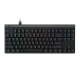 TECLADO GAMING RGB LOGITECH G515 TKL MECÁNICO ALÁMBRICO USB INGLÉS 920-012868 NEGRO