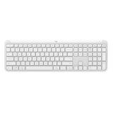 TECLADO LOGITECH SIGNATURE SLIM K950 MEMBRANA INALÁMBRICO BLUETOOTH ESPAÑOL 920-012593 BLANCO