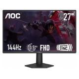 MONITOR AOC 27G50F 27 PULG PLANA FULL HD 1920 X 1080 144 HZ LCD  HDMI / DISPLAYPORT / G-SYNC COMPATIBLE / FREESYNC NEGRO