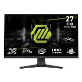 MONITOR MSI MAG 272F 27 PULG PLANA 1920 X 1080 FHD 200HZ RAPID IPS ADAPTIVE-SYNC HMDI / DISPLAYPORT 9S6-3CE51T-002