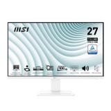 MONITOR MSI PRO MP273AW PLANO 27 PULG 1920 X 1080 IPS 100HZ FREESYNC HDMI Y DISPLAYPORT 9S6-3PB4CH-088 BLANCO