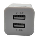 CARGADOR DE PARED NOVA PA010RBU001C 10W 2 PUERTOS USB-A BLANCO