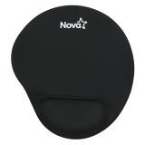 MOUSE PAD NOVA FXX21252001C GRANDE 8.5 PULG X 10 PULG GEL Y TELA NEGRO