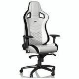SILLA GAMING NOBLECHAIRS  EPIC CUERO SINTÉTICO NBL-PU-WHT-001 BLANCO