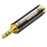 ADAPTADOR UGREEN AV168 3.5MM MACHO A 6.35MM HEMBRA 60711