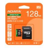 MEMORIA MICRO SDXC 128GB ADATA SPEED PLUS 180/160 MB/S COMPATIBLE CON DRONES NINTENDO 4K UD128GUI3V30A2SP-RA1