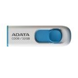 MEMORIA USB 32GB ADATA AC008 USB-A 2.0 AC008-32G-RWE BLANCO / AZUL