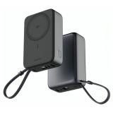 POWER BANK UGREEN PB567 20000MAH USB-C INALÁMBRICO MAGNÉTICO QI2 CARGA RÁPIDA 55450B NEGRO